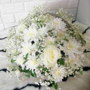 Imported flowers basket